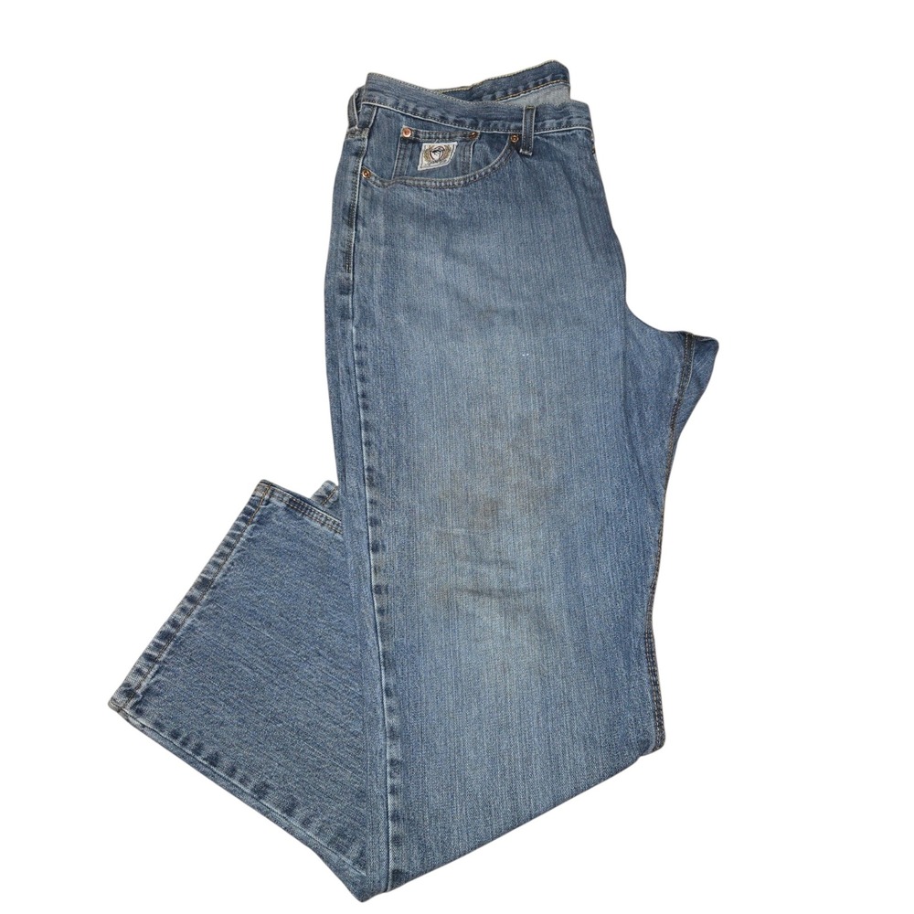 Cinch White Label Jeans Men 40x32 Blue MB92834013 Relaxed Fit Straight Leg Denim